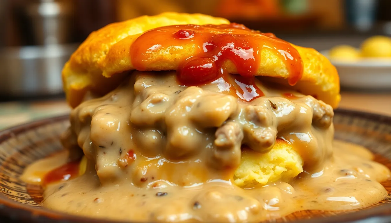 fast food biscuits and gravy